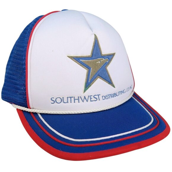 Snap-Back Other - Vintage Southwest Distributing Eagle Trucker Hat by Crown Cap USA